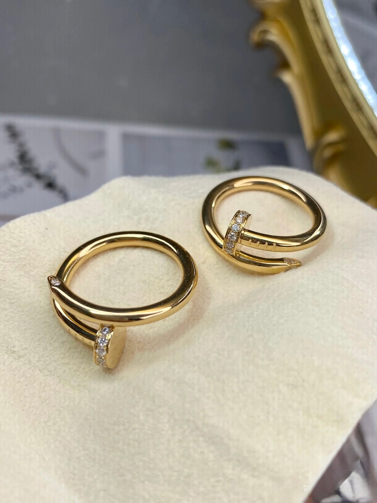 Cartier Juste Un Clou Rings, Classic Model , Diamond