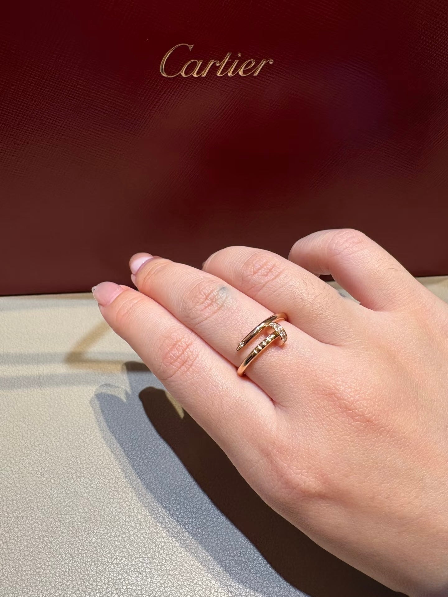 Cartier Juste Un Clou Rings, Classic Model, Diamond