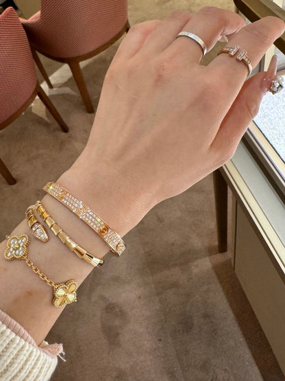Cartier Love Bracelets, Classic Model, Paved