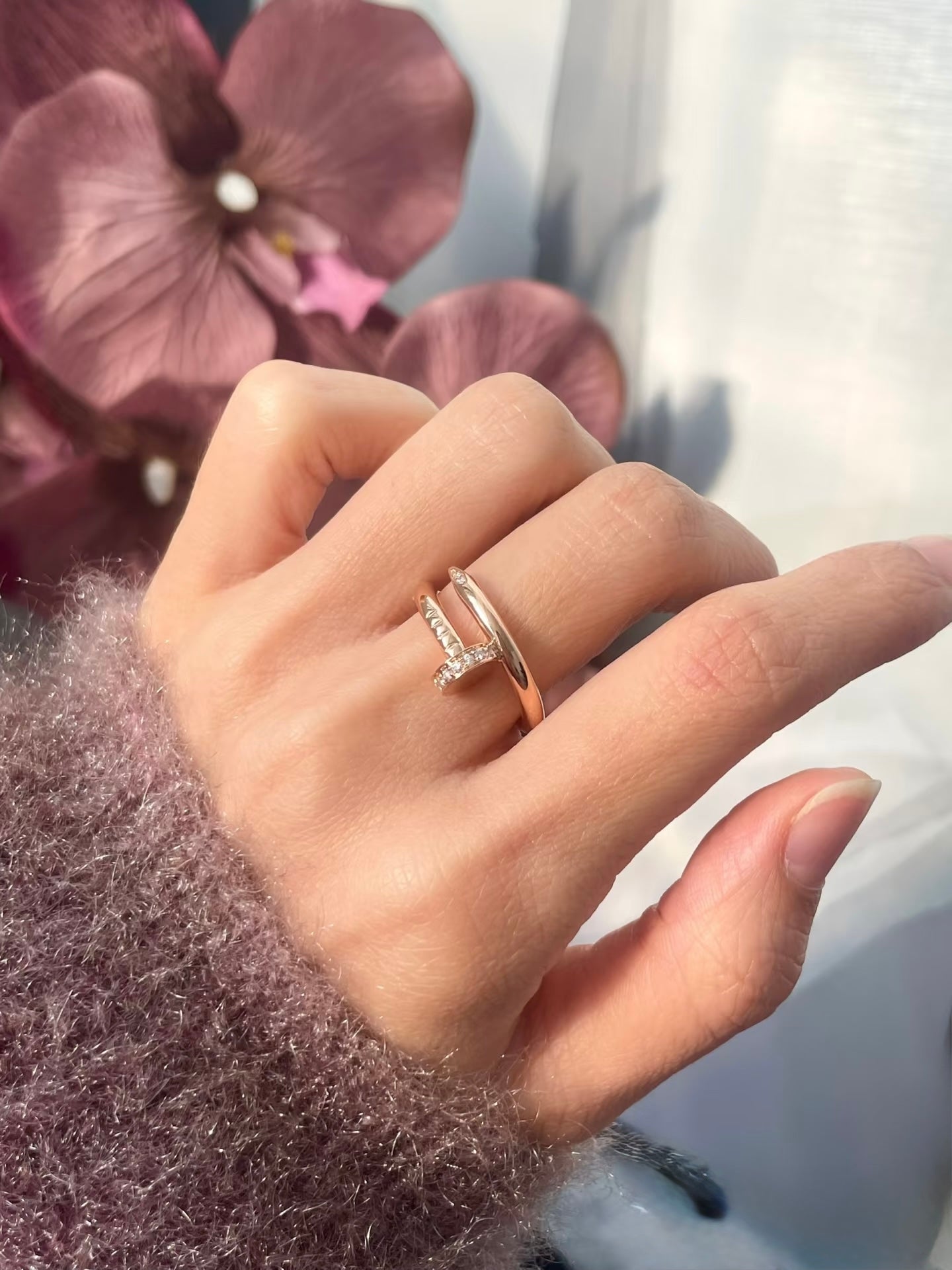 Cartier Juste Un Clou Rings, Classic Model, Diamond