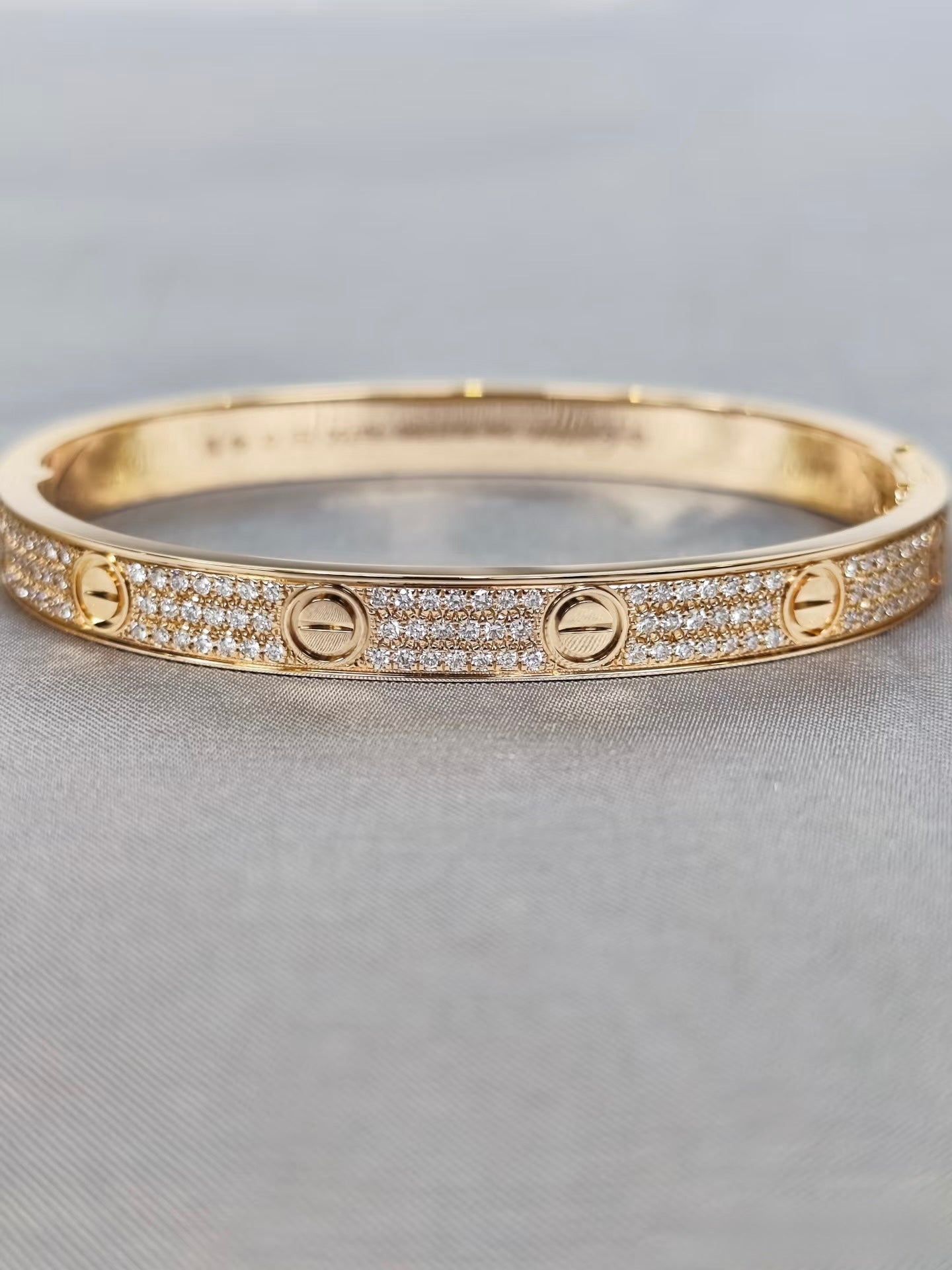 Cartier Love Bracelets, Classic Model, Paved