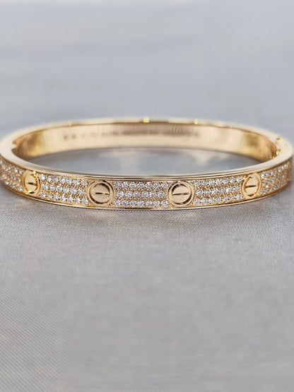 Cartier Love Bracelets, Classic Model, Paved