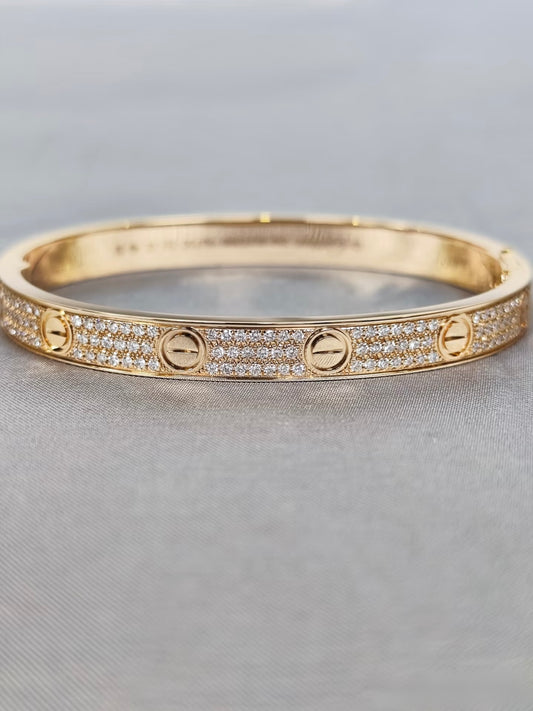 Cartier Love Bracelets, Classic Model, Paved