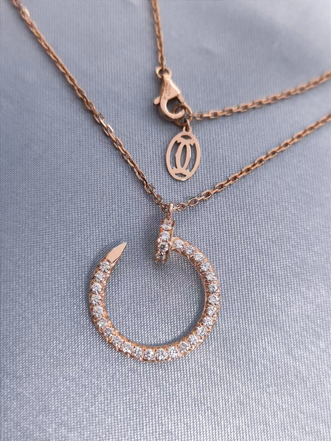 Cartier Juste Un Clou Pendant, 18K Rosegold, Diamond