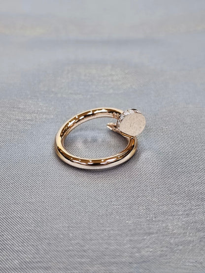 Cartier Juste Un Clou Rings, Classic Model, Diamond