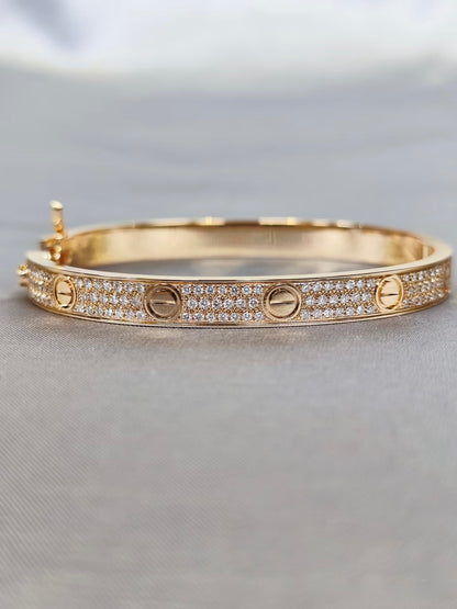 Cartier Love Bracelets, Classic Model, Paved