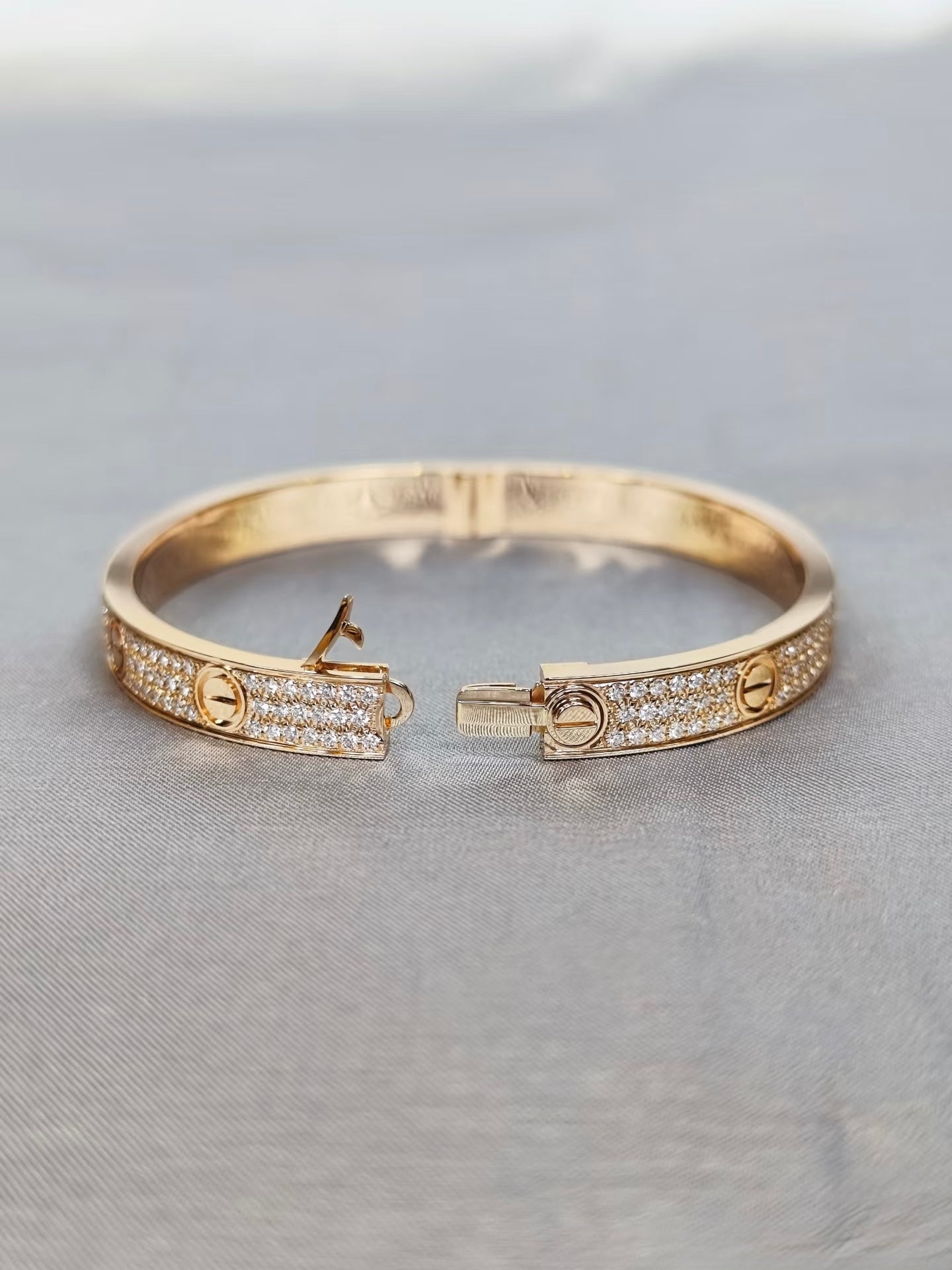 Cartier Love Bracelets, Classic Model, Paved