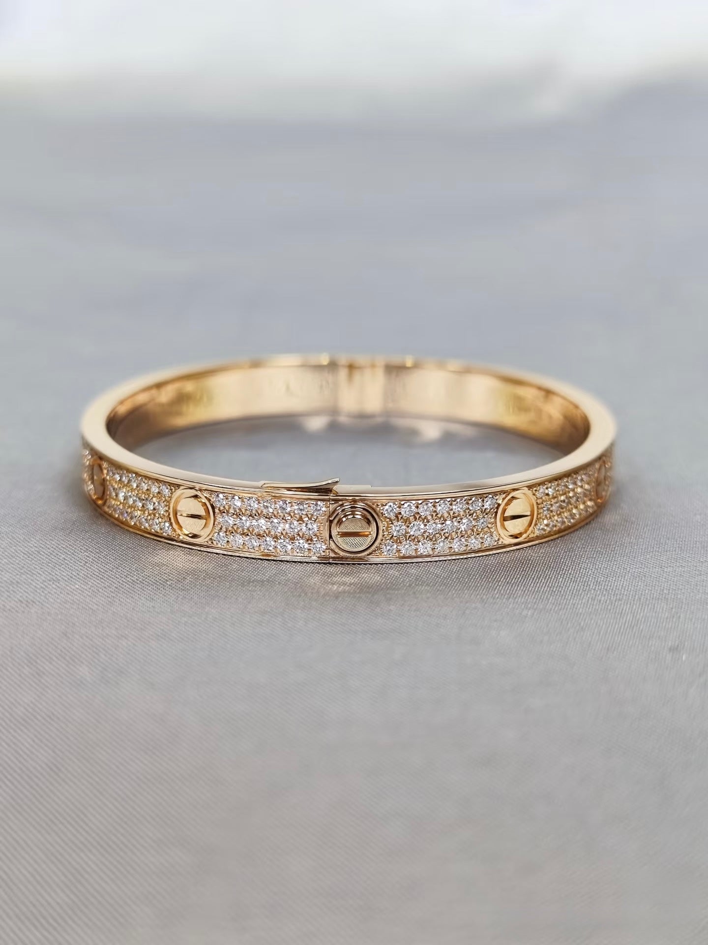 Cartier Love Bracelets, Classic Model, Paved